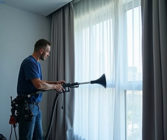 Professional curtain steam cleaning process equipment Matty Curtain Cleaning bannockburn